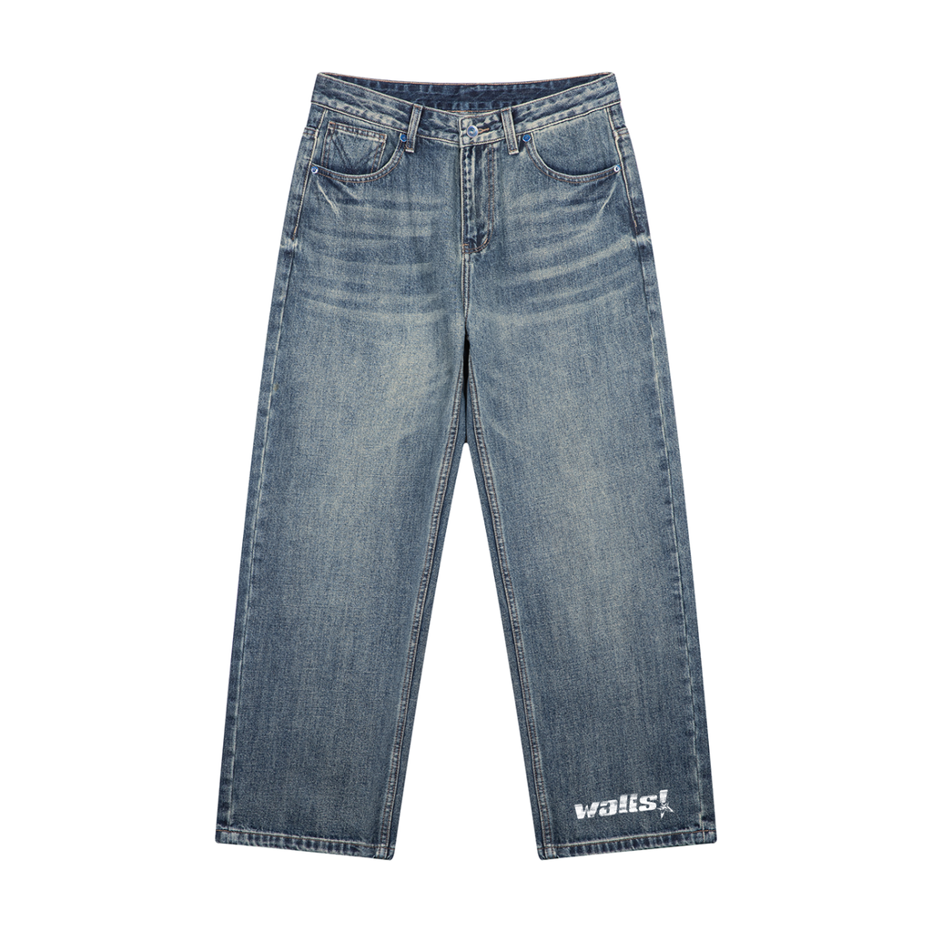walls! Vintage Wash Baggy Denim